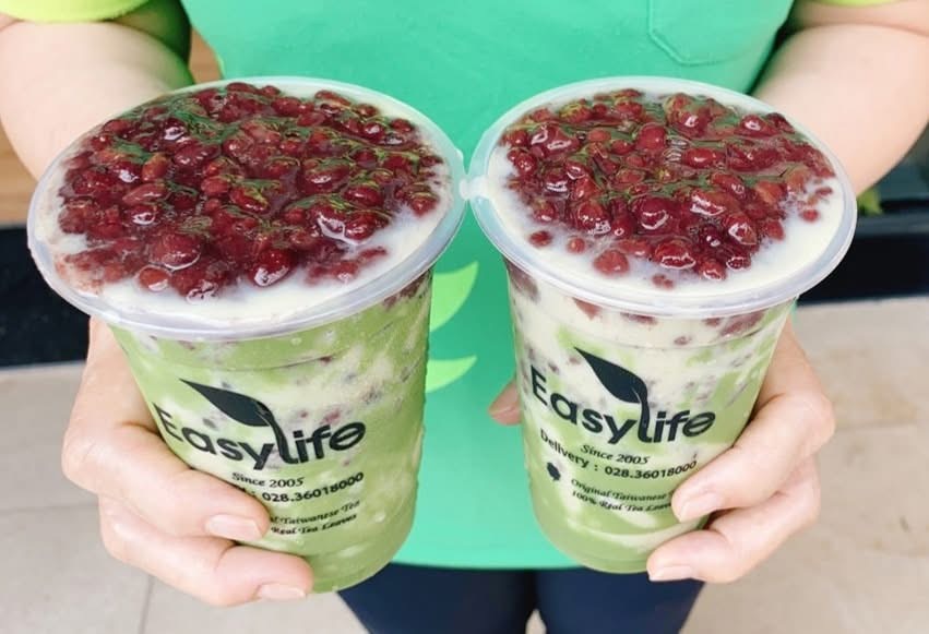 2 phút để có một ly Matcha đậu đỏ siêu ngon siêu đẹp