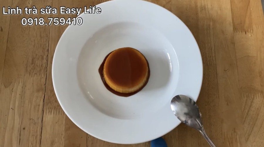 Cách làm bánh flan siêu ngon với 3 không