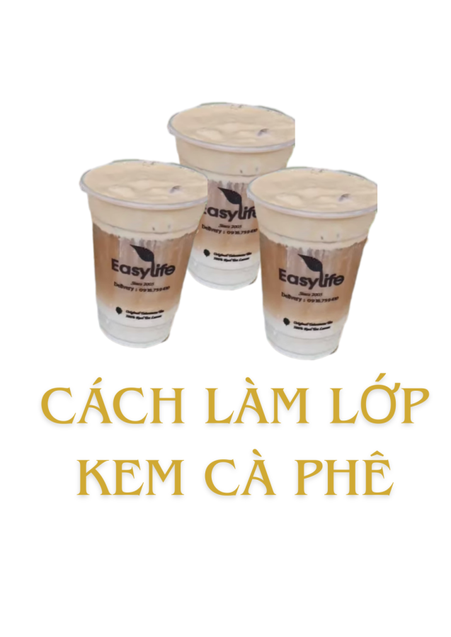 Cách làm lớp kem cà phê thơm béo