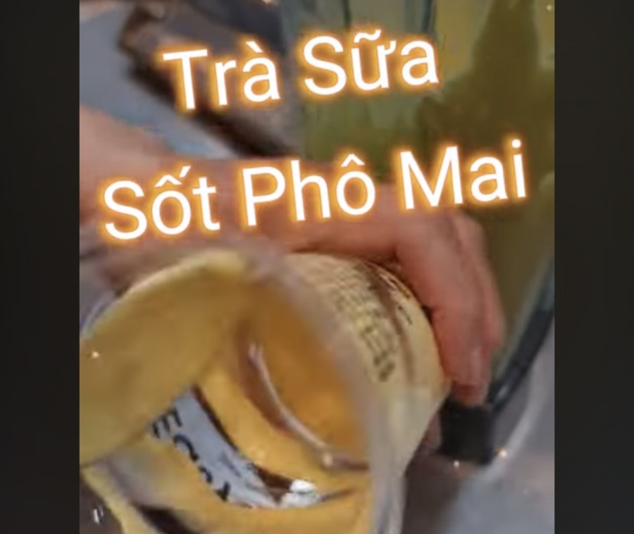 Cách làm món trà sữa sốt phô mai cost thấp