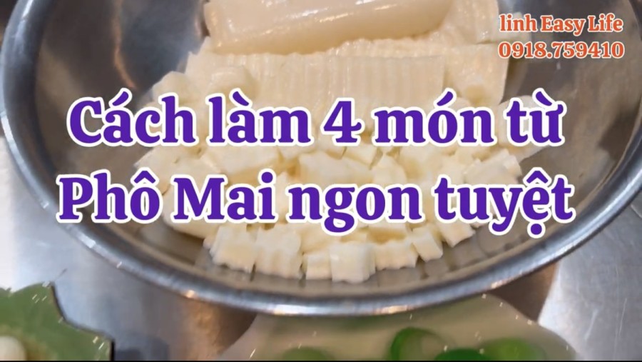 Cách làm 4 món từ phô mai ngon tuyệt