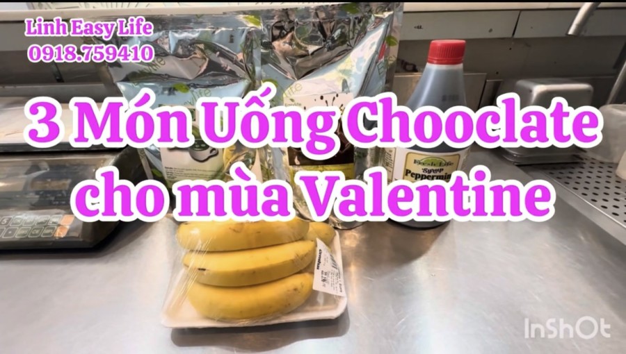3 món uống chủ đề socola