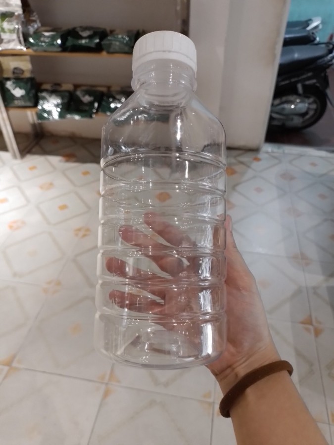Bình Pet 1 Lít có nắp