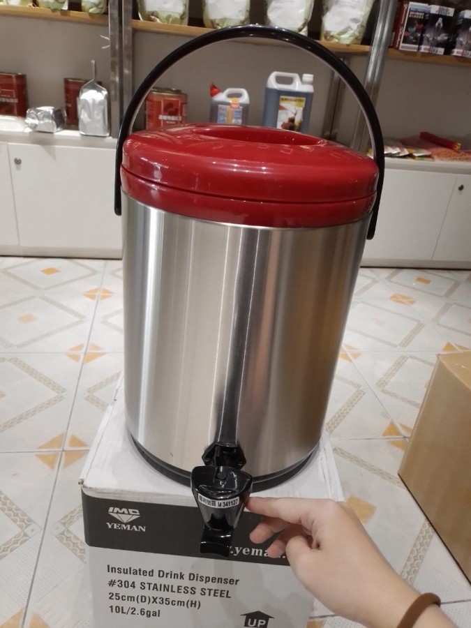 Bình ủ trà Inox 10 Lít