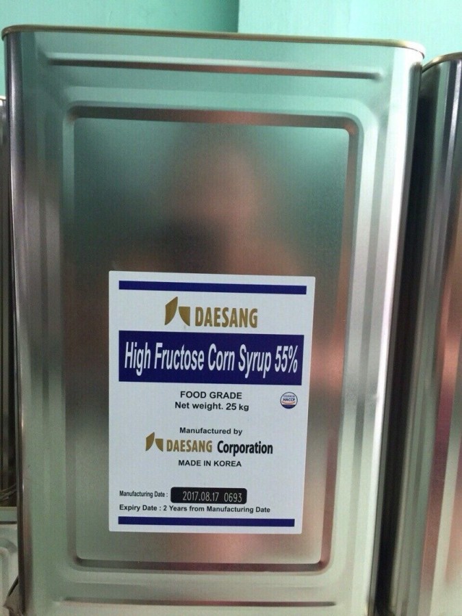 Nước Đường Trắng Hàn Quốc Fructose Syrup thùng 25kg