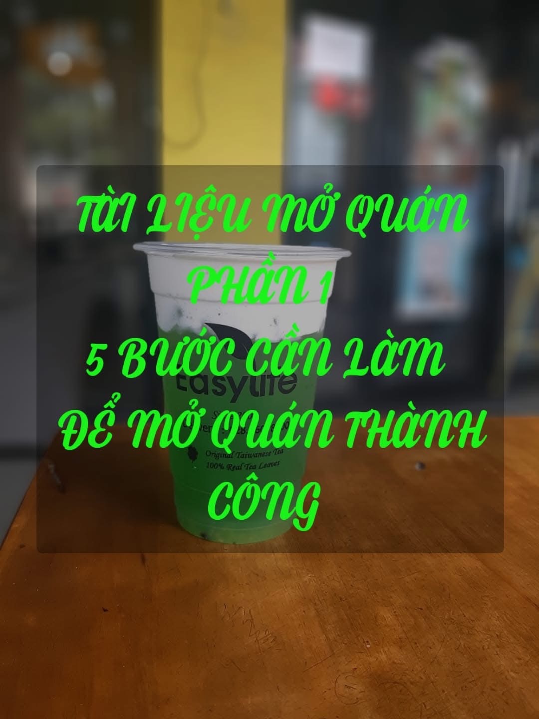 5 bước hoàn hảo để mở quán thành công